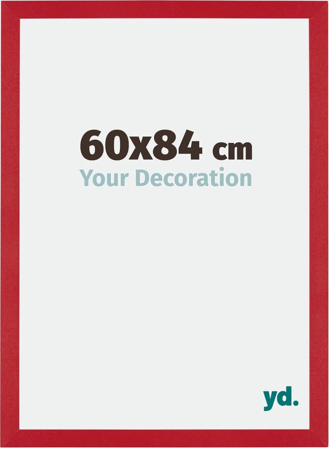 Your Decoration - Fotolijst 60x84 cm - MDF - Rood - Mura