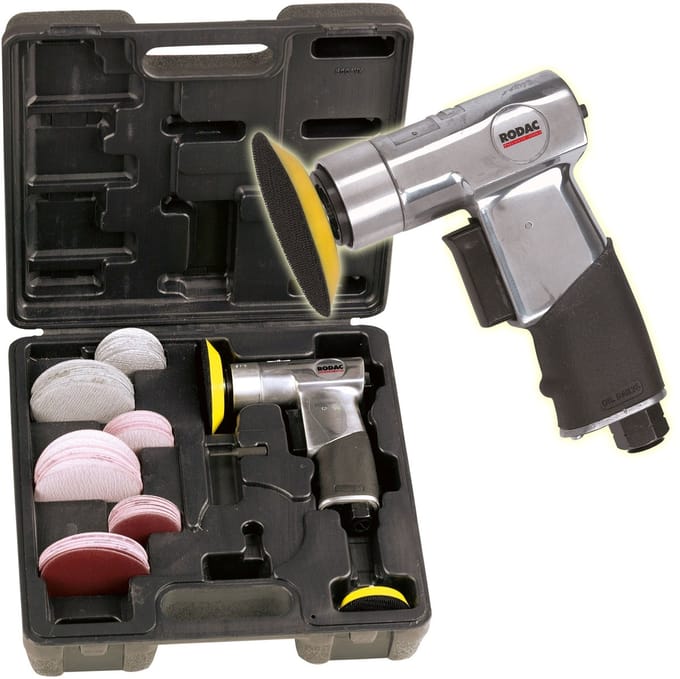 RODAC mini schuurmachine + accessoires