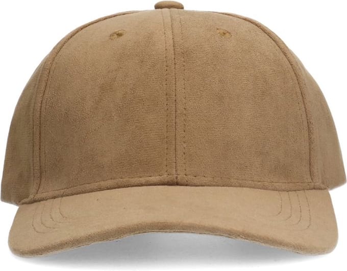 Manfield - Unisex - Bruine suède pet - Maat 1