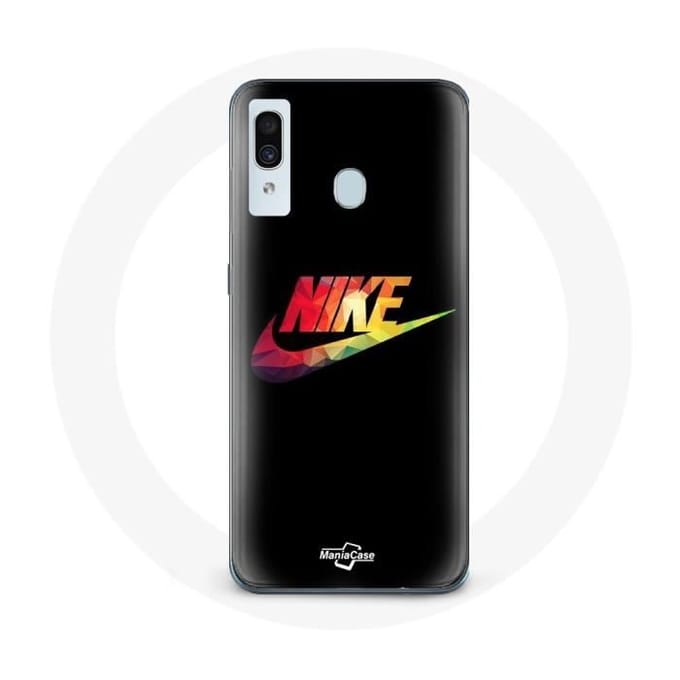 Coque - Nike - Samsung Galaxy A30 - Logo - Noir - Rigide noir