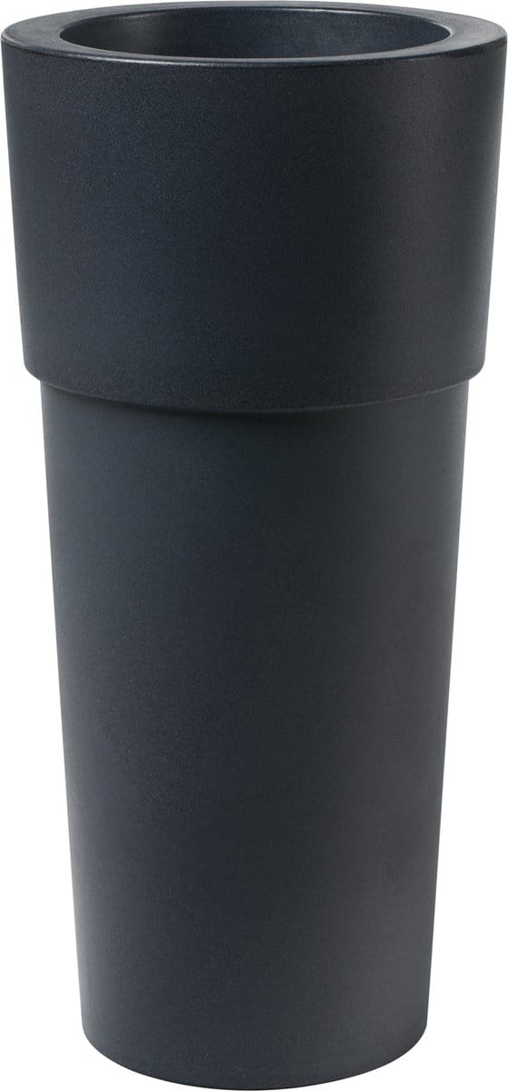 Elezza Bloempot Aquila Tondo Ø39 x H80 cm - Antraciet