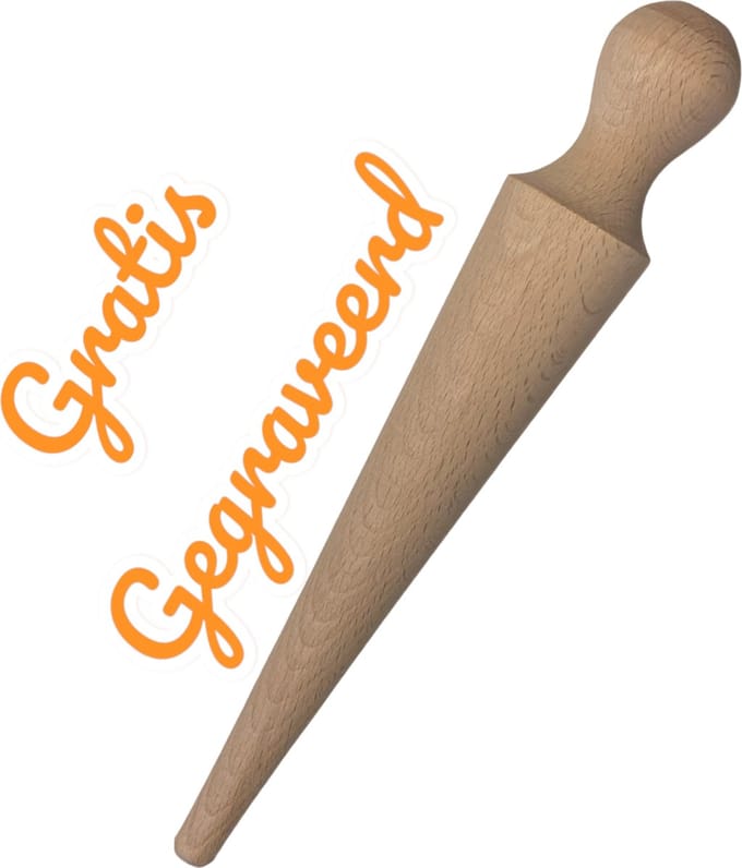 Oubliehoornvorm - GRATIS gegraveerd - Bollen planter - leuk kado - persoonlijk cadeau