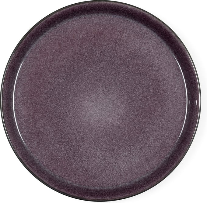 BITZ Gastro Bord Dia. 27 x 2,5 cm Zwart/Paars
