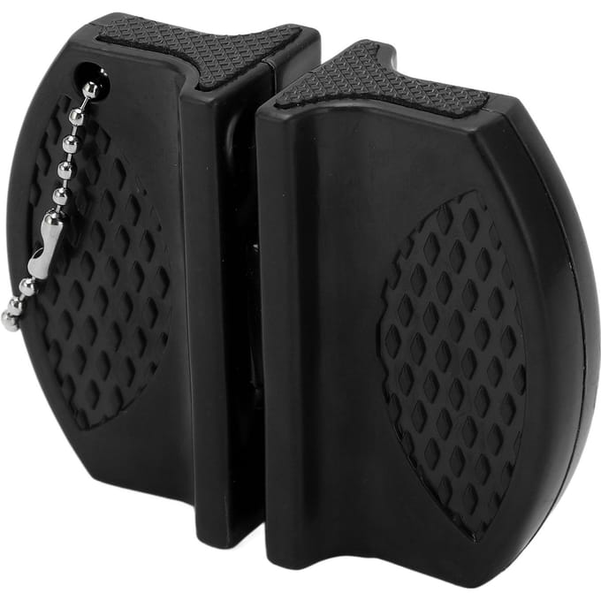 Draagbare Mini Messenslijper Multifunctionele Dubbelzijdige Zakmessenslijper voor Buiten black