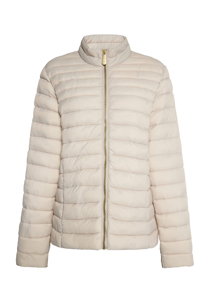 Faina licht gewatteerd jack Dames lichtbeige