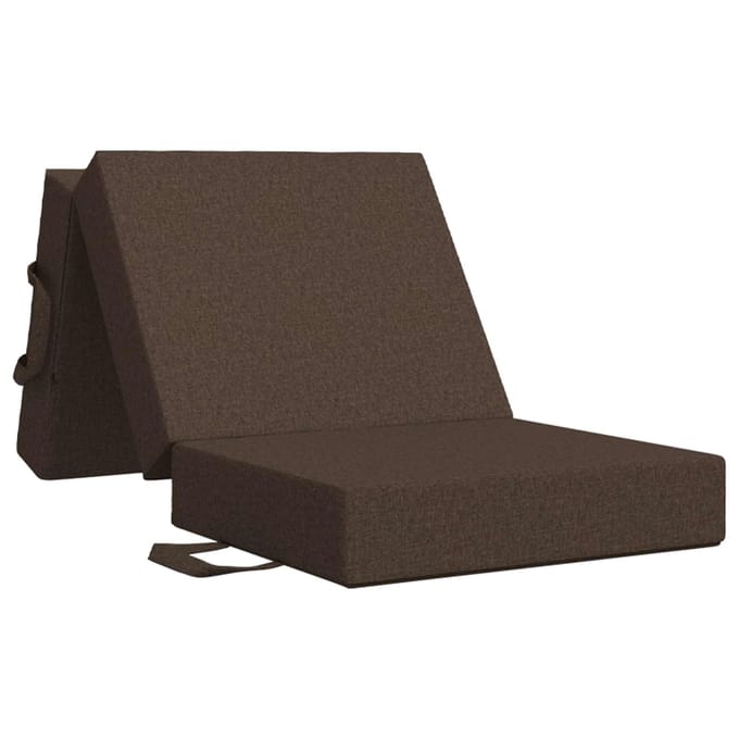vidaXL - Vouwbare - Sofa - Bed - 75 - x - 63 - x - 45 - cm - Taupe