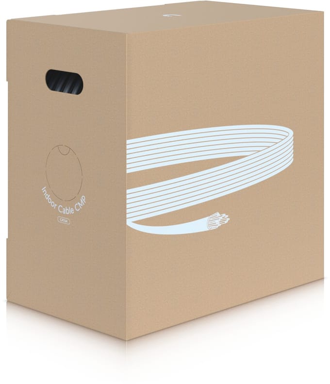 Ubiquiti UACC-Cable-C6A-CMP netwerkkabel Wit 305 m Cat6a U/UTP (UTP)