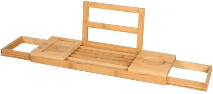 Core® Badplank voor in Bad - Badplank - Luxe Badplank - Bruin - ‎4cm x 50cm x 18cm