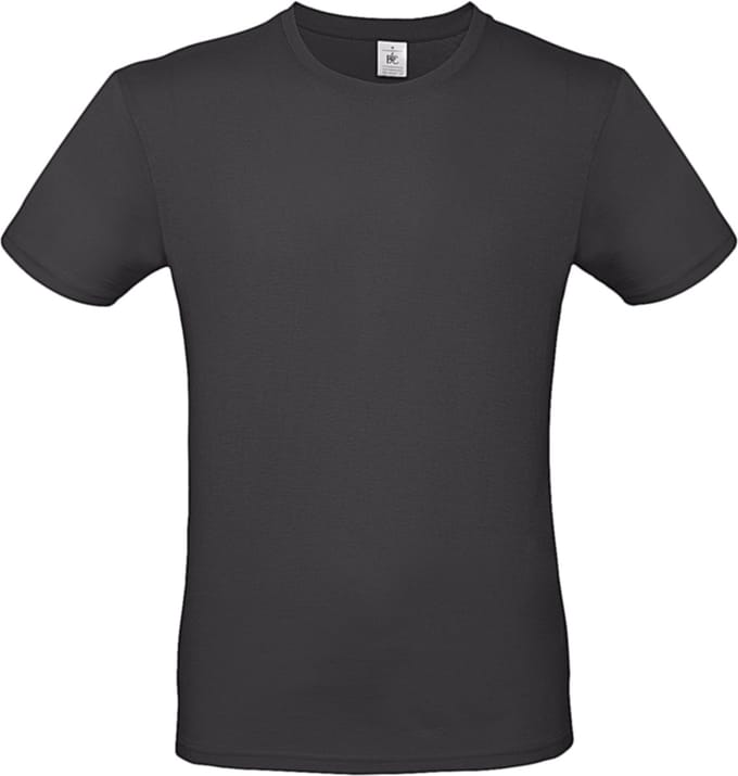 Classic E150 T-shirt B&C Collectie Pure Black Maat M