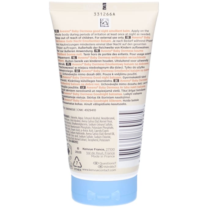 Aveeno Baby Dermexa Welterusten Emollient Balm (75ml)