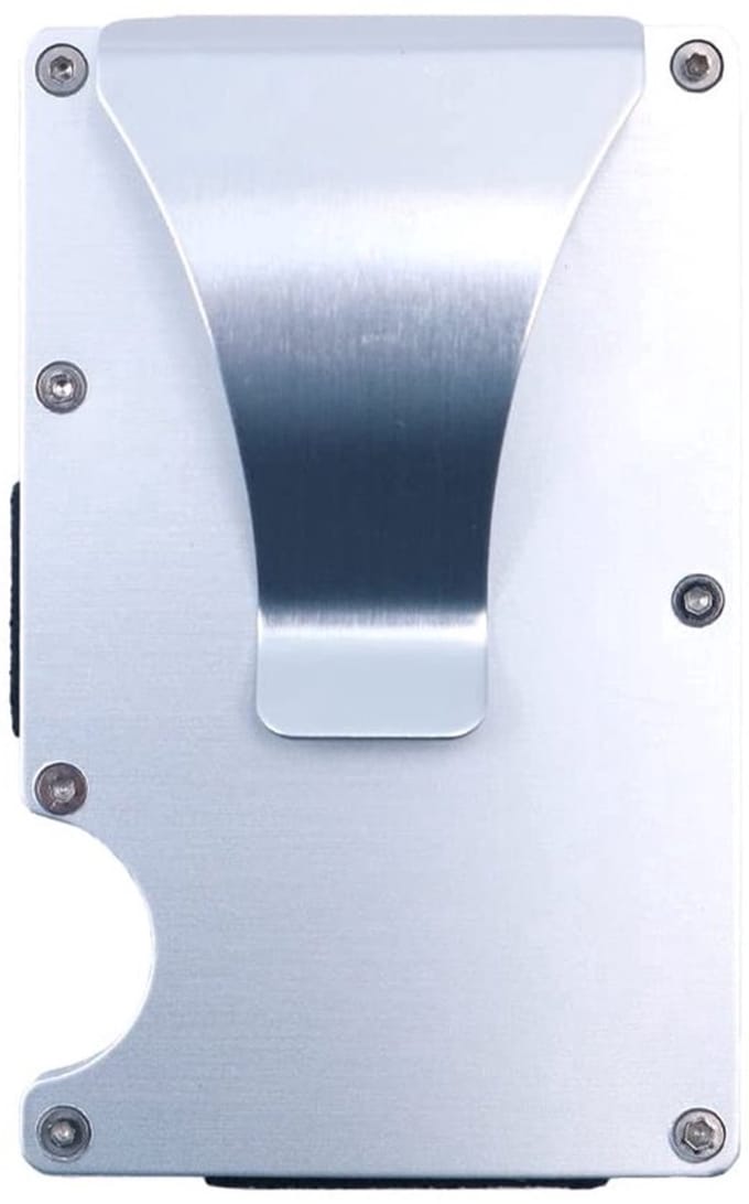 Aluminium portemonnee Allecto Zilver Ultra dun