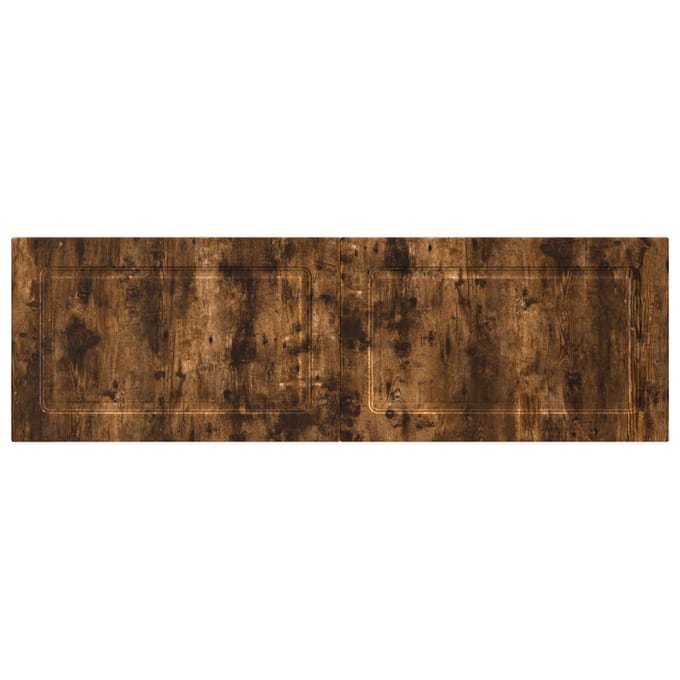 vidaXL - Wandgemonteerd - Hoofdbord - UTRECHT - Gerookt - eiken - Bewerkt - hout