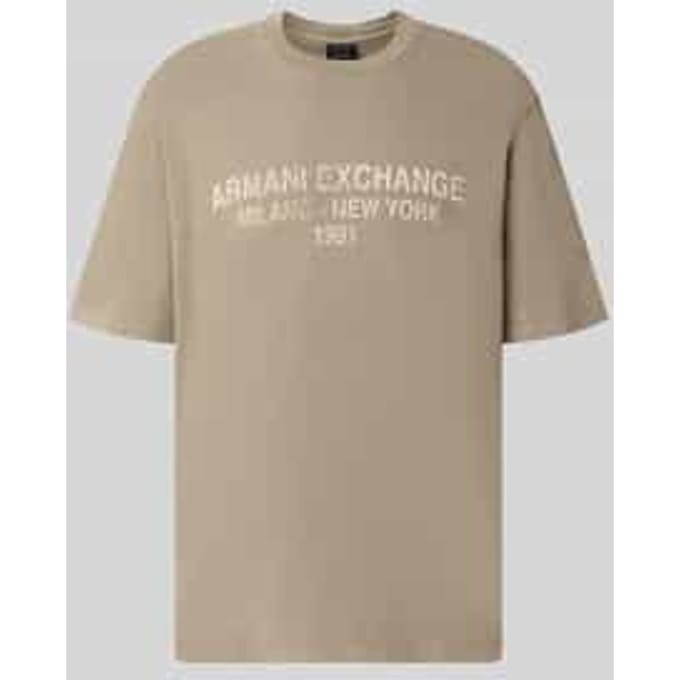 Relaxed fit T-shirt van puur katoen met logoprint