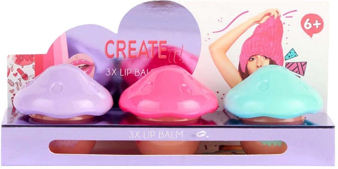 Canenco Create It! Beauty Lip Balm Mushroom 3-piece