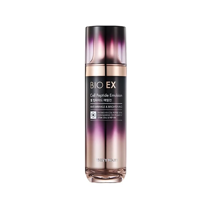 TONYMOLY BIO EX Cell Peptide Emulsie Anti-Aging Verstevigende Moisturizer 130ml black