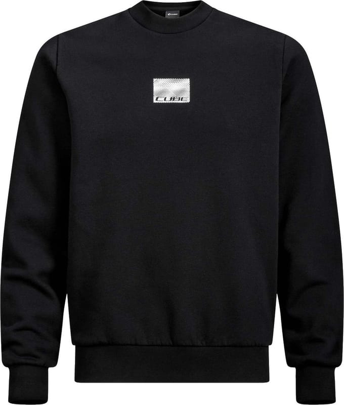 CUBE ORGANIC SWEATER GRID BLACK XL