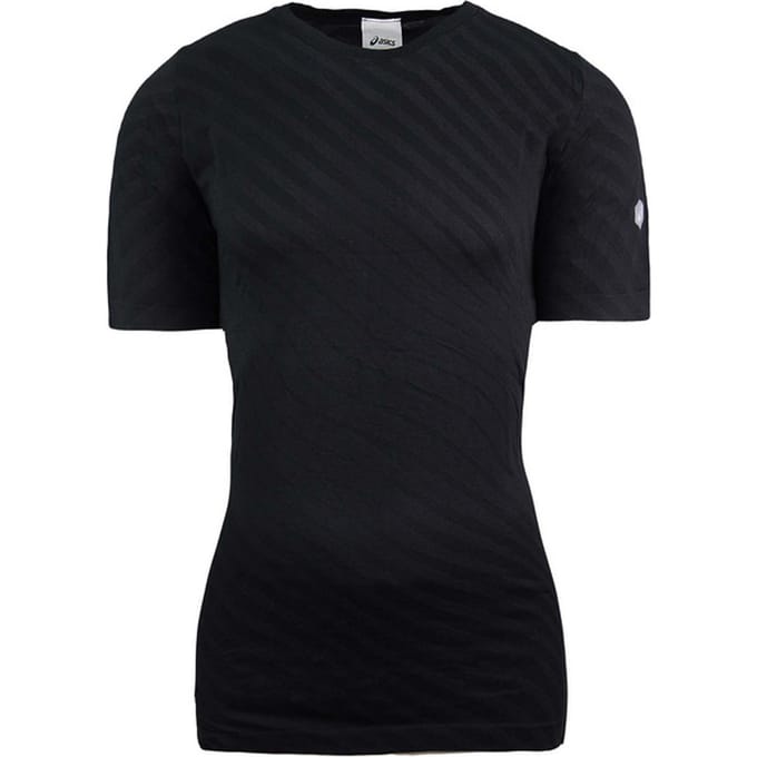 Asics Naadloos Heren Zwart T-Shirt