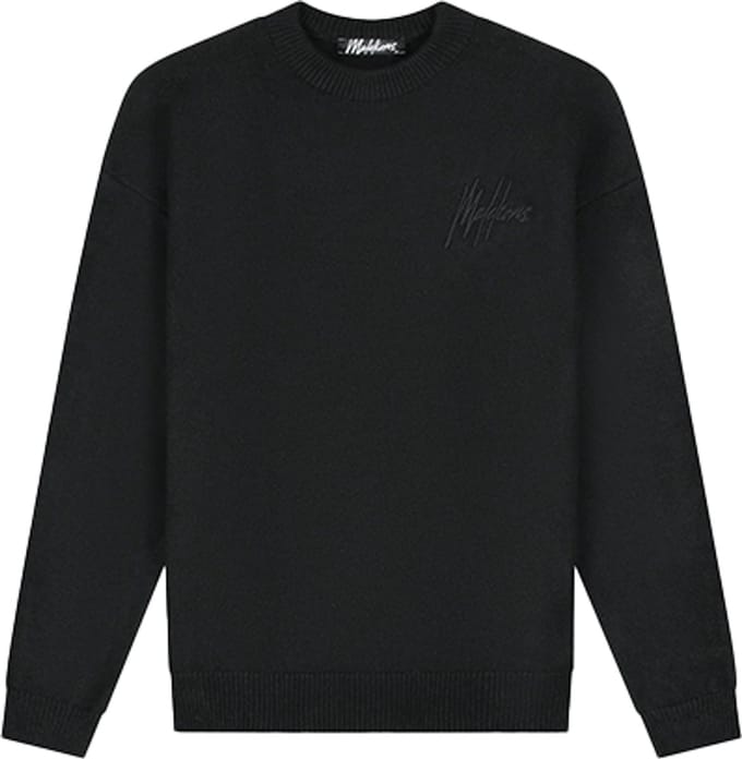 Malelions Oversized Knitted Signature Sweater