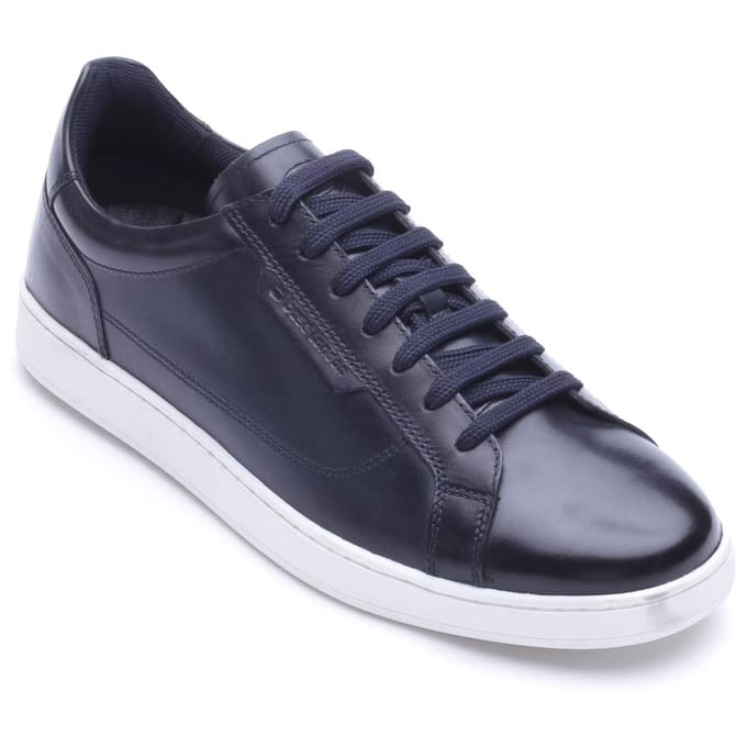 Base London Zammo Leren Heren Sneakers NAVY