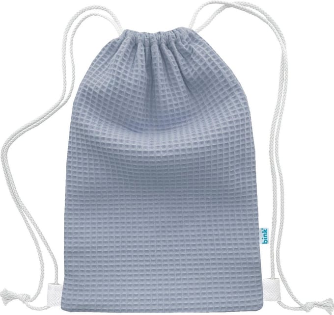 BINK Bedding Gymtas / Zwemtas Pique (wafel) dusty 40 x 28 cm