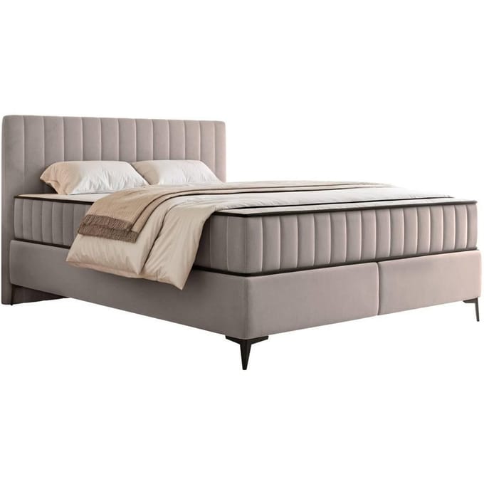 Boxspring Simone 180x200 cm fluweel met opbergruimte | NADUVI Collection