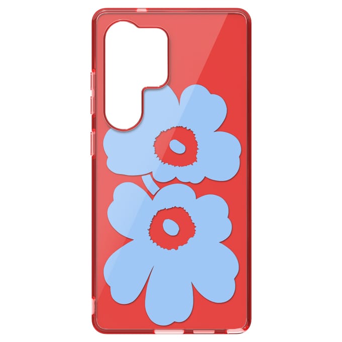 Samsung Galaxy S25 Ultra Hoesje - Unikko Hybrid Case - Marimekko - Rood