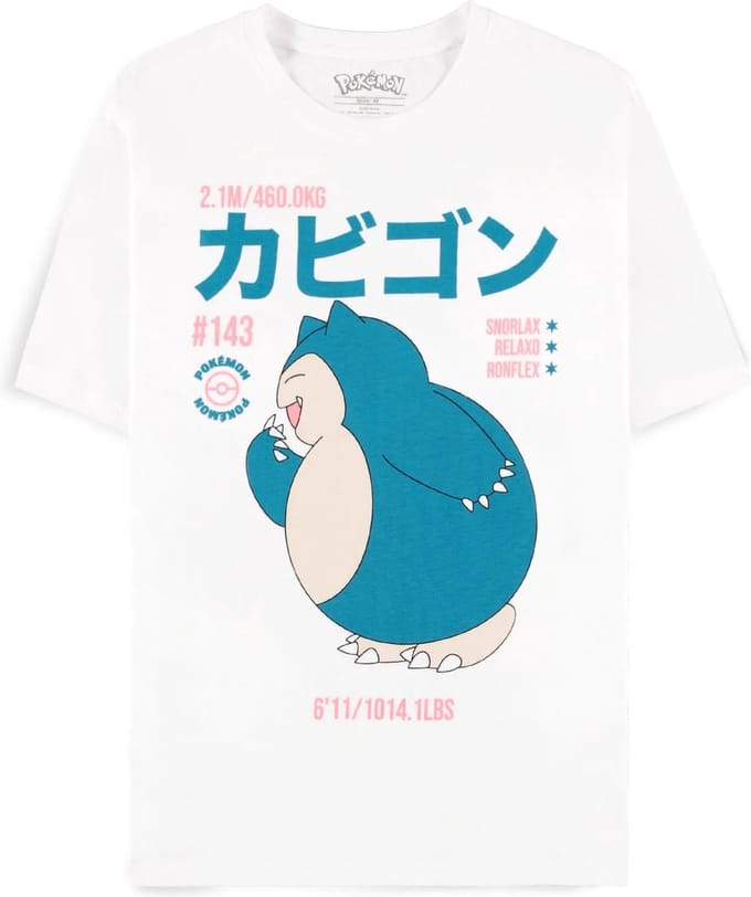 Pokémon Relaxo Dames T-shirt - wit - M