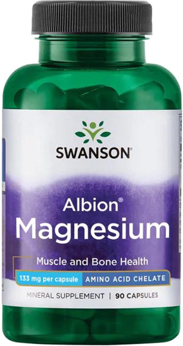 Swanson Albion Chelated Magnesium 133MG (90 Caps)