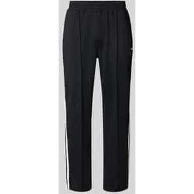 straight fit sweatpants met logodetail model 'Latucci'