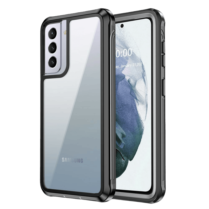 Mocaa Samsung S21 Full Protection Case Anti-Fall Zwart