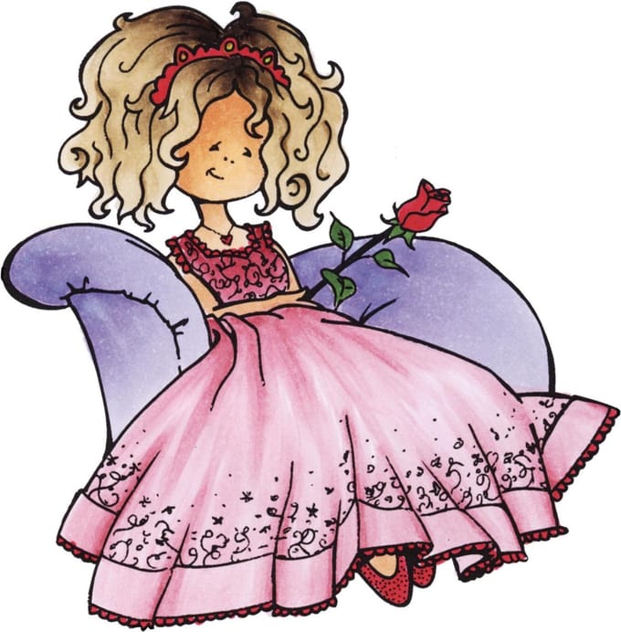 Marianne Design Clear stamps - snoesje princess