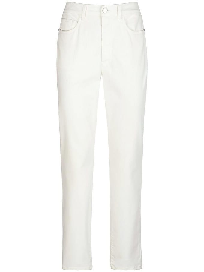 Jeans in superelastische kwaliteit Van Uta Raasch wit