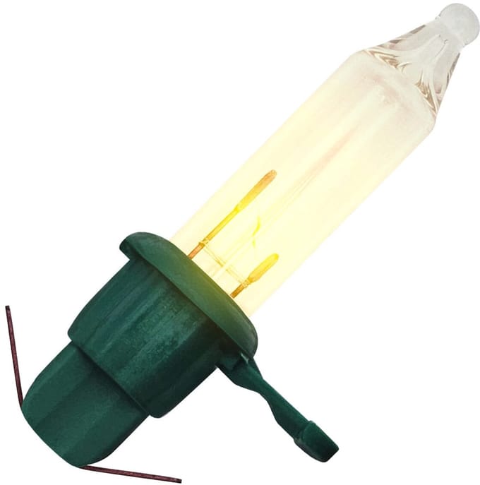 OE Lightning Reserve Kerstlampje - Groene Insteek Fitting - 2.5V/0.425W - Warm Wit Licht