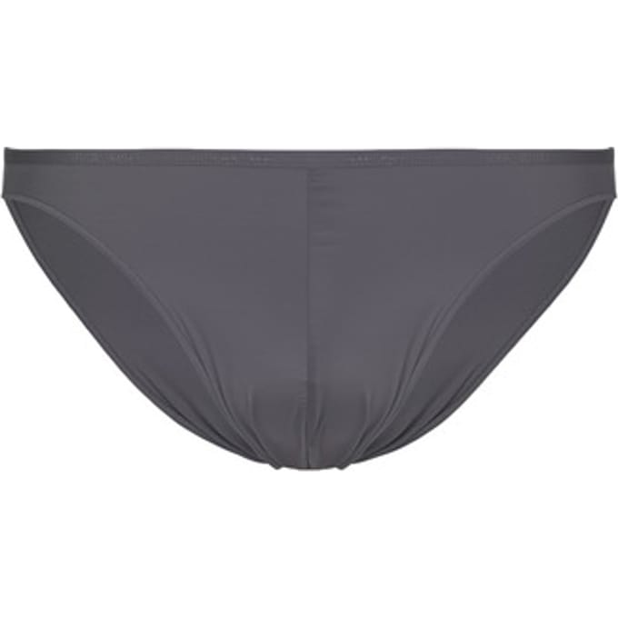 HOM Plumes micro briefs (1-pack) - heren micro slip microfiber - antraciet grijs