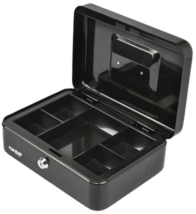 HMF 10125-02 money cassette 25 x 18 x 9.5 cm, black