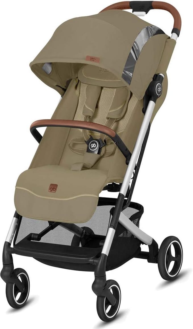 Wandelwagen Qbit+ All-City - Buggy voor Pasgeborenen in Vanilla Beige