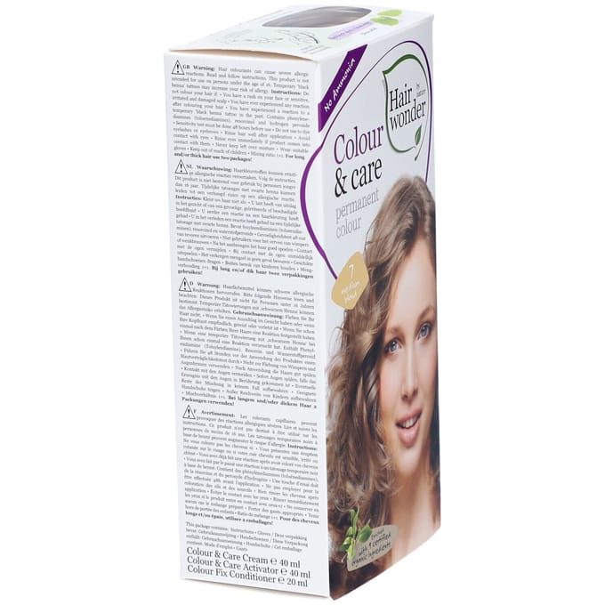 Hairwonder Colour & Care 7 - Medium Blond - Haarverf