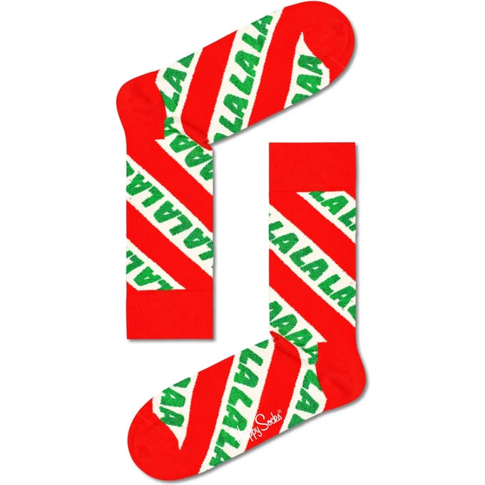 Happy Socks Fa La La La Sock - unisex sokken - Unisex - Maat: 36 - 40