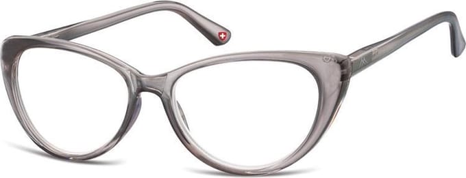 Montana Eyewear MR64F Leesbril Vlindermontuur +2.00 - Glanzend Grijs