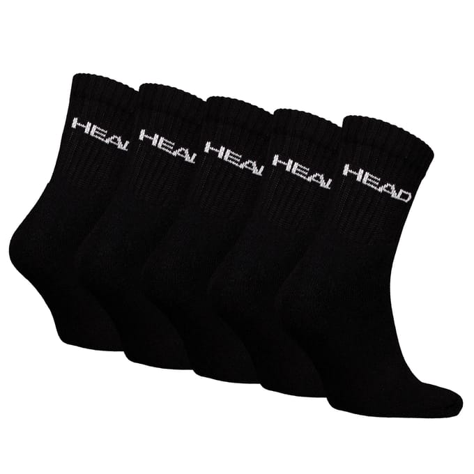 HEAD unisex 5P halfhoge sokken elements zwart