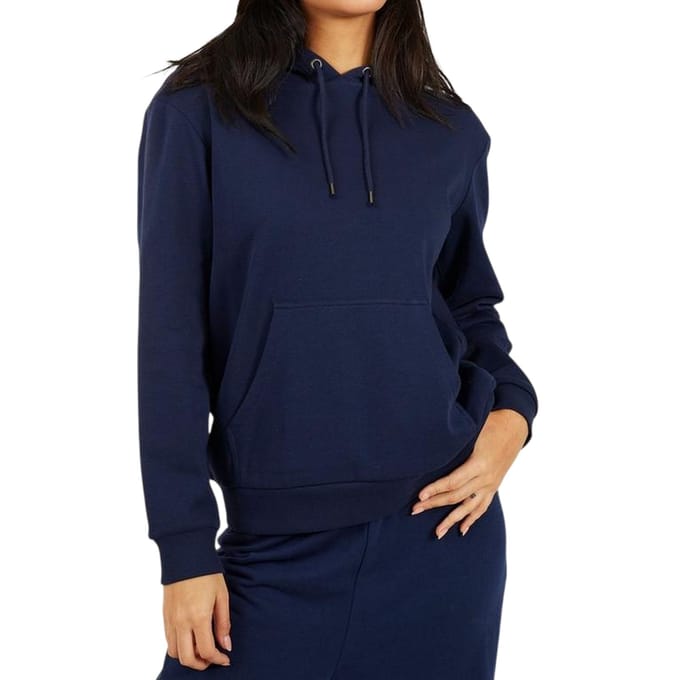 Brave Soul Dames/Dames Trekkoordhoodie (Marine)