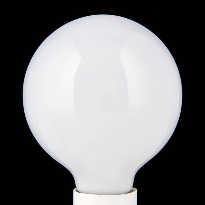 ORION LED bollamp E27 8W G95 2.700K opaal dimbaar