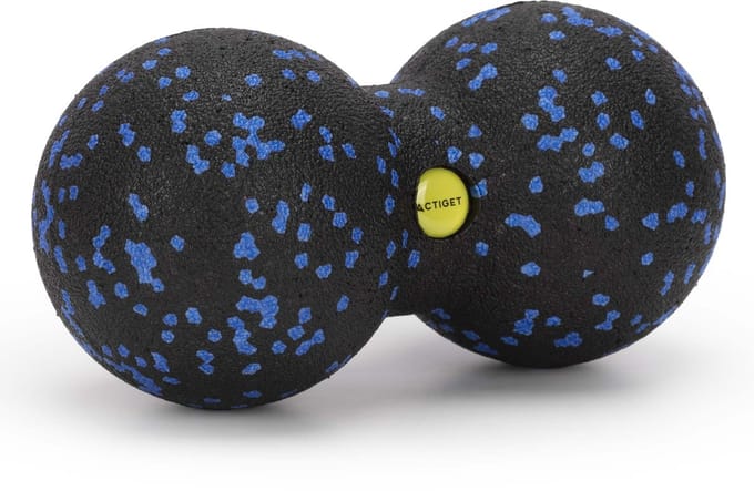 Actiget® Massage Bal | Triggerpoint Bal | Peanut Ball | Lacrosse Bal | Massage | Blauw | 12 cm