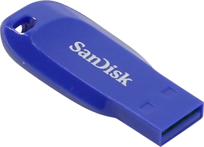 Cruzer Blade 32 GB - 32 GB - USB Type-A - 2.0 - Capless - Blue