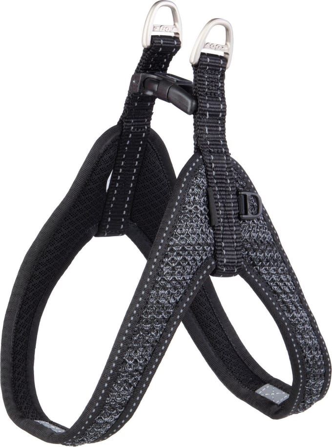 Rogz Utility Fast Fit Tuig Zwart - Hondenharnas - 52 cm
