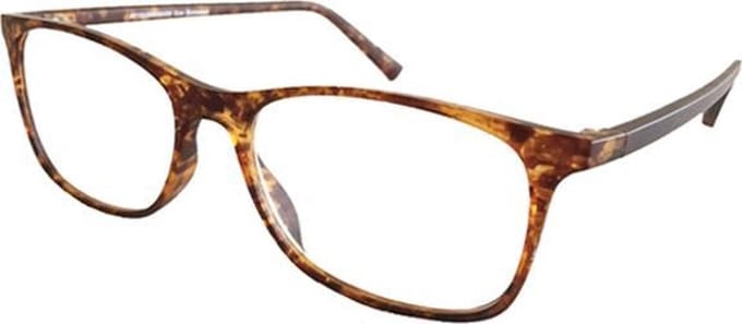 Fangle Biobased leesbril big mat havanna +2.0