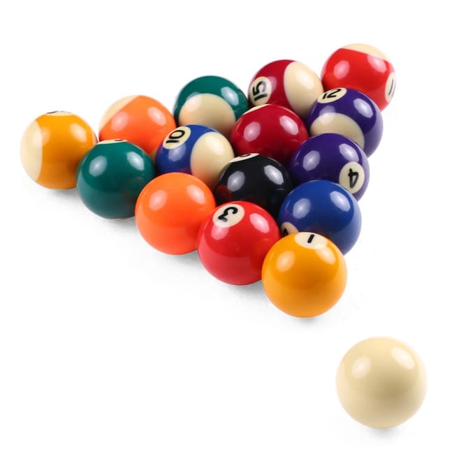 25 MM/32 MM/38 MM Kinderen Biljart Ballen Set Hars Kleine Pool Cue Ballen Volledige set 32mm blue