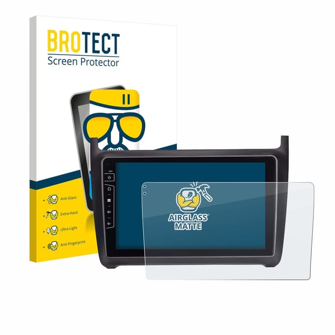 BROTECT - Screenprotector voor Dynavin D9-69H Premium Flex 9" - Folie Beschermfolie Beschermglas matte