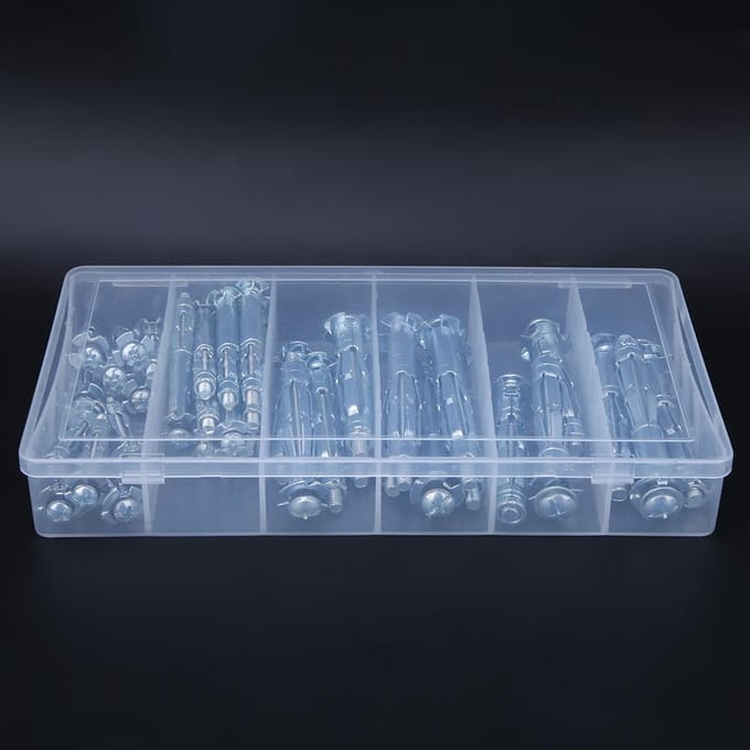 42 STUKS M4~M6 Expansiebout Gipsplaat Schroef Combinatie Kit Handgereedschap Accessoire voor Industrie