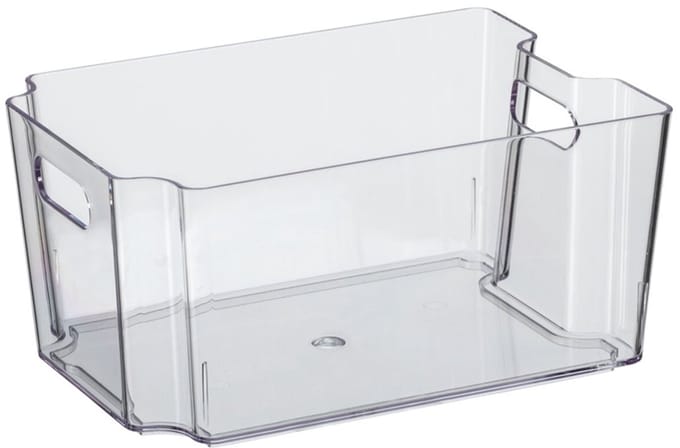 Plast Team koelkast organizer Nuuk transparant 7,9 liter met handgrepen